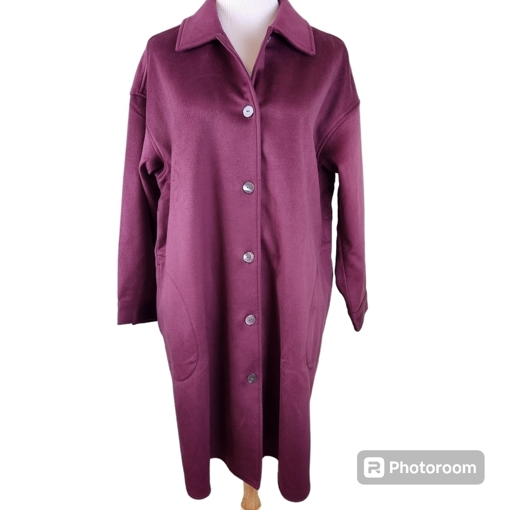NWT Pure Jill | J. Jill Bayberry Button Up Jacket, sz XL - Picture 2 of 8